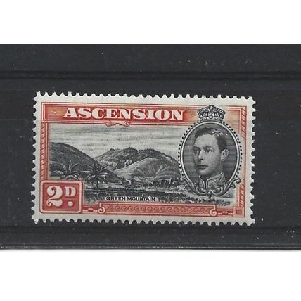Ascension.SG41 2d Green Mountain.Perfs 13 1/2.Mounted Mint.Aug24j