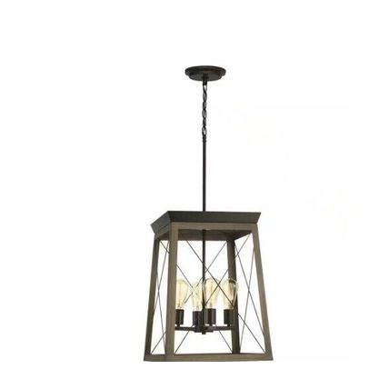 Progress Briarwood Collection 4-Light Antique Bronze Pendant