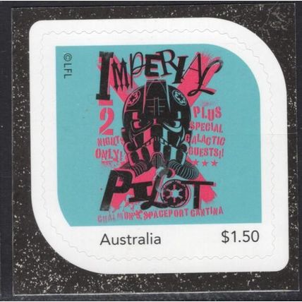 2024: STAR WARS DARKSIDE, MINT NEVER HINGED SELF-ADHESIVE MY STAMP. 123