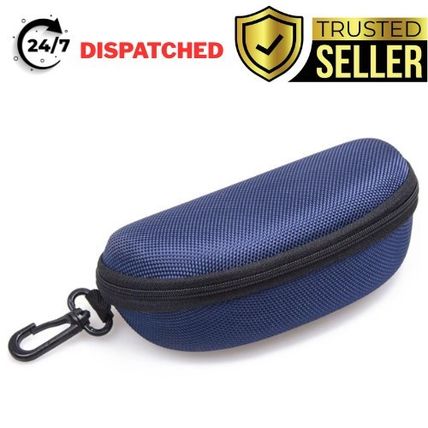 Portable Zipper Eyeglasses Sunglasses Hard Case Box Protector Large Hold Gift