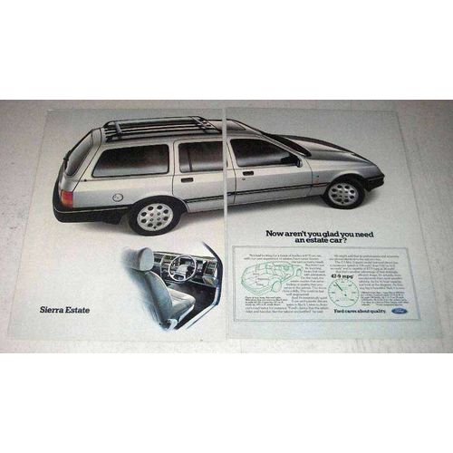 1984 Ford Sierra Estate Car Ad - Aren't You Glad?
