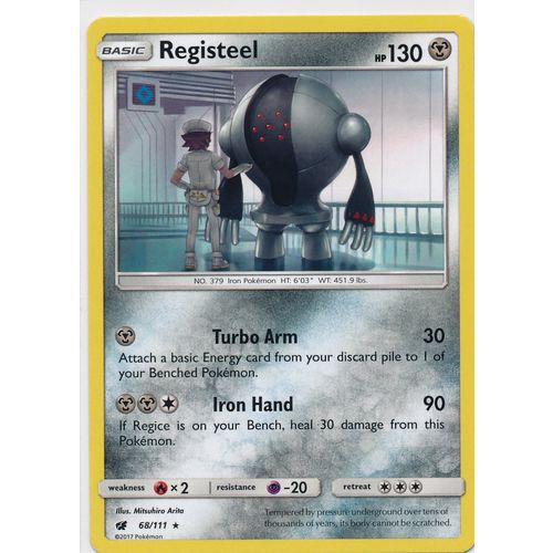Pokemon Sun & Moon Crimson Invasion 68/111 Registeel