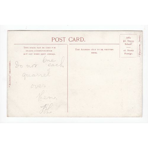 St Mary's Island Whitley Bay Postcard Northumberland Alumino with Glitter