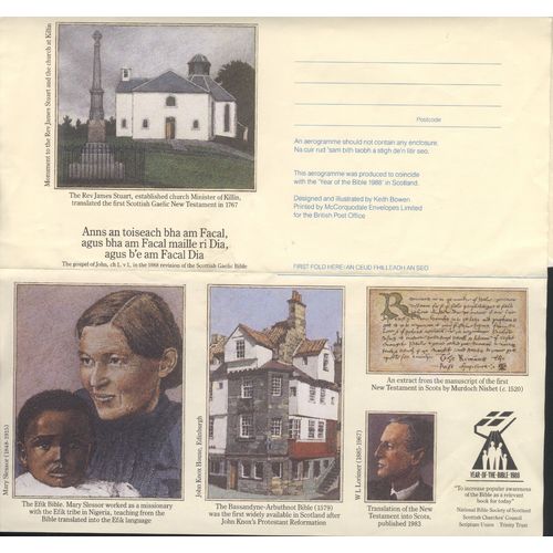 GB 1988 - Air Letter - 26p pre-paid - National Bible Society Of Scotland