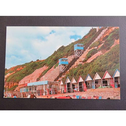 Bournemouth West Cliff & Cliff Lift, Dorset Postcard