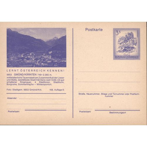Austria unused - 3s pre-paid - 9853 Gmund/Karnten