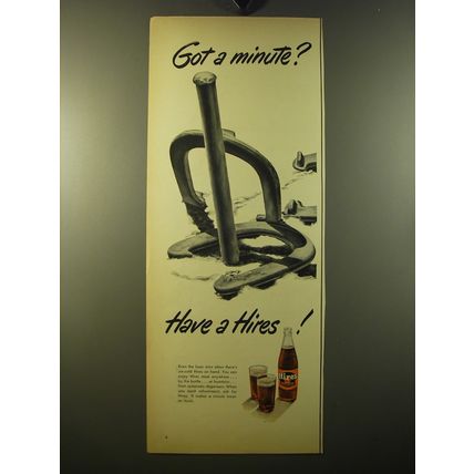1950 Hires Root Beer Ad - Got a minute? - Horseshoes