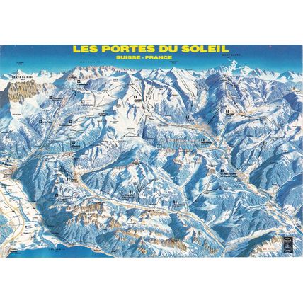 France Chatel Haute Savoie Slogan Postmark 1988 Village Station Postal History