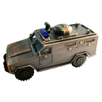 Police SWAT Truck Die Cast Metal Collectible Pencil Sharpener