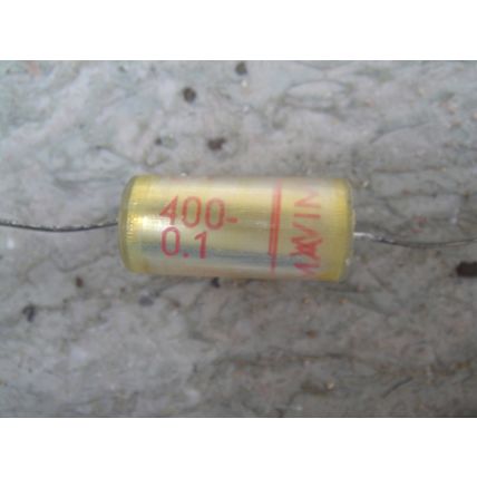 Wima Durolit Audio Paper Capacitor. NOS 0.1µ MFD 400V Vintage Valve Amplifier