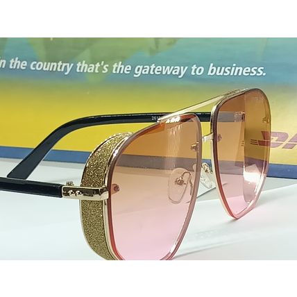 Jimmy Choo pink Sunglasses 2610-52-15-136 gold