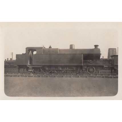 Lancashire & Yorkshire Railway No 744 Class 2-6-2T Train in WW2 Postcard