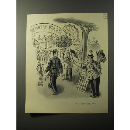 1953 Cartoon by Robert Day - Un-American, eh?