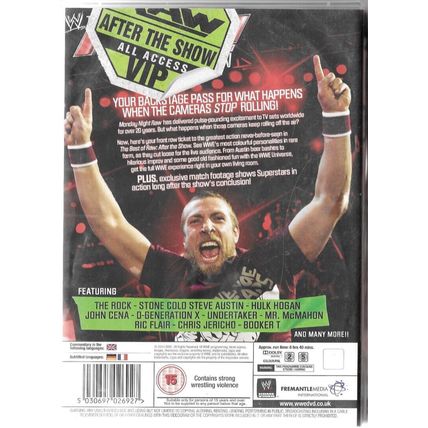 WWE RAW AFTER THE SHOW DVD x 3 box wrestling dark matches WWF AEW WCW NXT