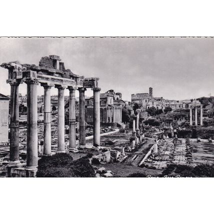 Roma Foro Romano Italy Real Photo Postcard unused VGC