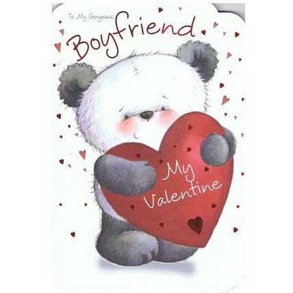 Valentine Card - Gorgeous Boyfriend - Quality Large Card 10x 7" K2