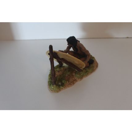 Native American Indian Figurine Painting Detailed by Youngs Inc Home Decor Gif