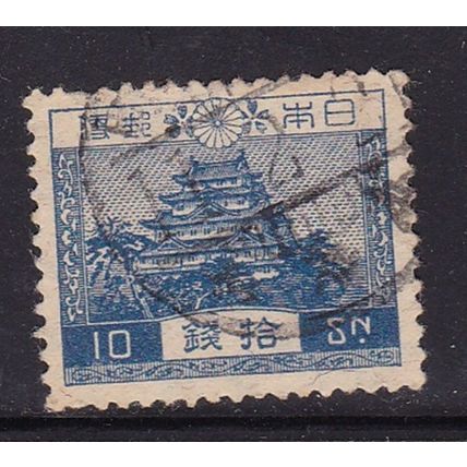 JAPAN 1926 10s BLUE USED SG243