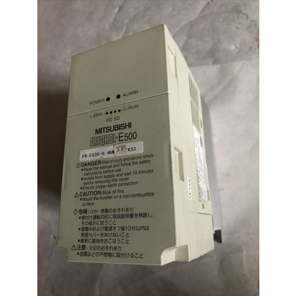 MITSUBISHI FREQROL-E500, FR-E520-0.4KN TF 3ph AC DRIVE 0.4KW INVERTER,BW