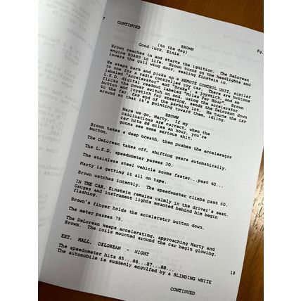 Back to the Future Trilogy Scripts Signed - Autograph Reprints- Marty McFly