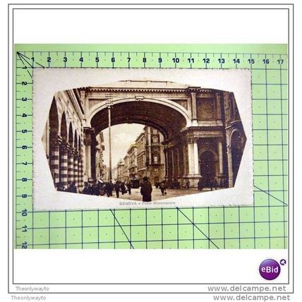PONTE MONUMENTALE, GENOVA (GENOA), ITALY, Postcard