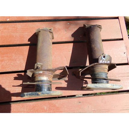 1975 Plymouth Duster Front Bumper Shocks OEM Dodge Dart Valiant
