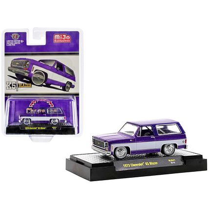 1973 Chevrolet K5 Blazer Purple Metallic and White Limited Edition to 6600 pi...