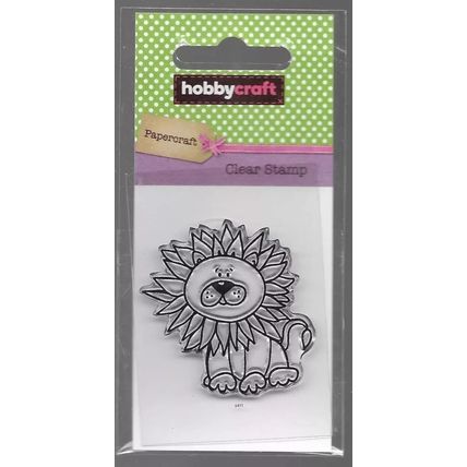 Hobbycraft. Lion Stamp. Stamping Cardmaking Scrapbooking Crafts