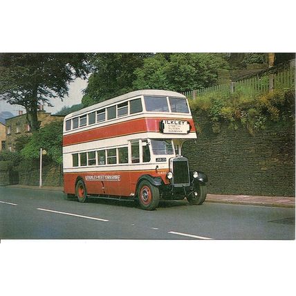 Pike Cards - Colour Postcard of Keighley-West Yorkshire Services Ltd. - JUB 29