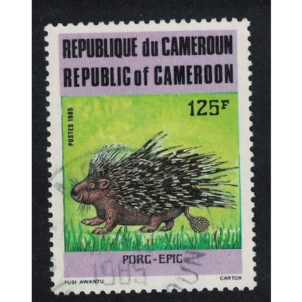 Cameroun Porcupine 125f 1985 Canc SG#1053