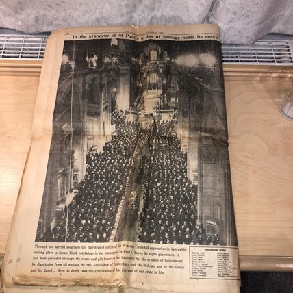 The Sunday Times - Churchill Memorial Issue January 31st 1965. Supplement.