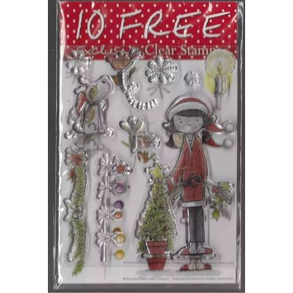 Andrea Jayne. Christmas Stamp Set. Stamping Cardmaking Scrapbooking Crafts