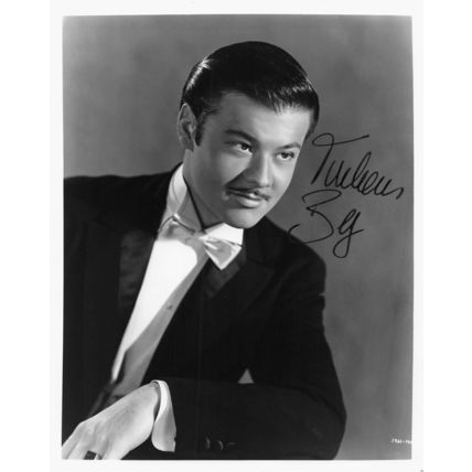 Turhan Bey The Turkish Delight Mummy's Tomb Film Actor 10x8 Hand Signed Photo