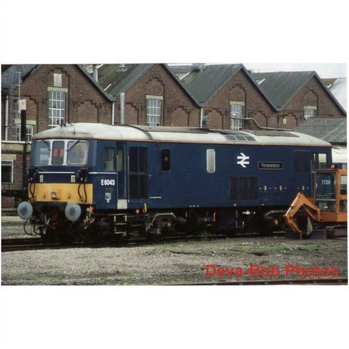 Railway Photo BR Class 73 E6043 Perseverance EASTLEIGH Electric Loco