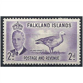 Falkland Islands 1952 SG174 2d Violet Mounted Mint .. .