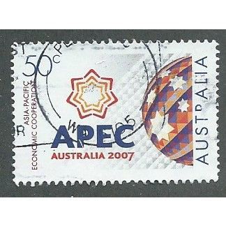 AUS 2007 50c 'APEC' FINE USED (EBID34-600)