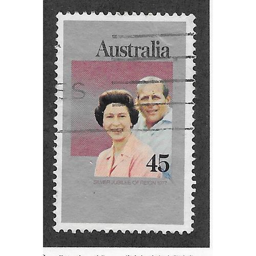 AUS 1977 45c 'SILVER JUBILEE' FINE USED (EBID61-969)