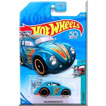 Hot Wheels - Volkswagen Beetle: Tooned #4/5 - #347/365 (2018) *Teal Edition*