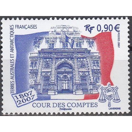 TAAF 2007 Yvert 471 Neuf ** Cote (2017) 3.60 € 200 Ans Cour des Comptes