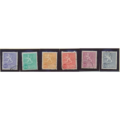 Finland Stamps Scott #398 To 415, Used