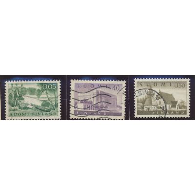 Finland Stamps Scott #398 To 415, Used