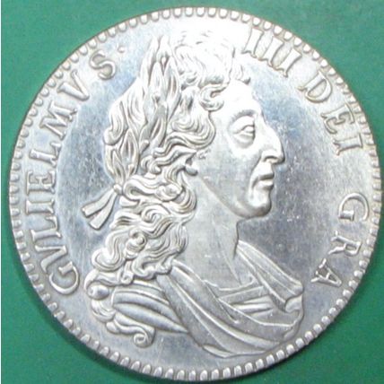 1700 UK Shilling William III. Challenge Coin, Souvenir. Replica. 95.