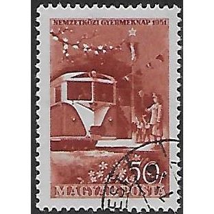 Mi 1167: 50 f. brown-red International Children's Day