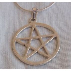 Peace silver pendant A