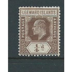 Leeward islands stamps edward sg36 hm sg 36
