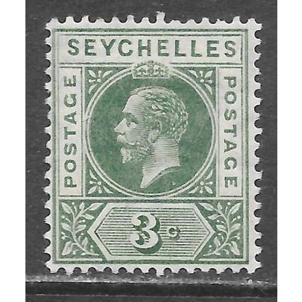 SEYCHELLES 1912 KG5 3c MINT MH SG22 22 SG