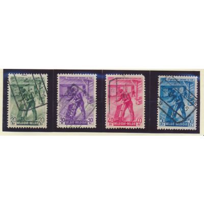 Belgium Stamps Scott #Q287 To Q290, Used