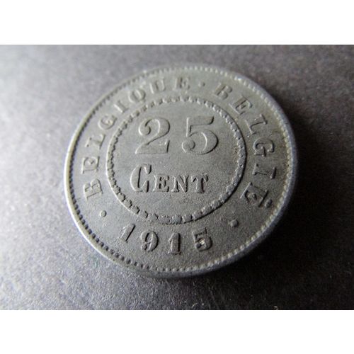 1915 BELGIUM 25 CENTIMES DUTCH TEXT FREE POST. I