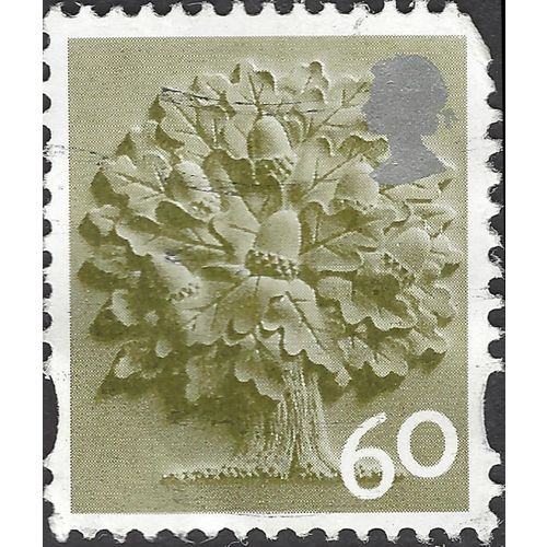 ENGLAND, Oak, light gold 2010, 60p