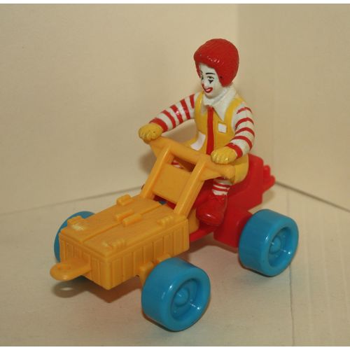 1991 McDonalds Connectibles Ronald & Soap Box Racer